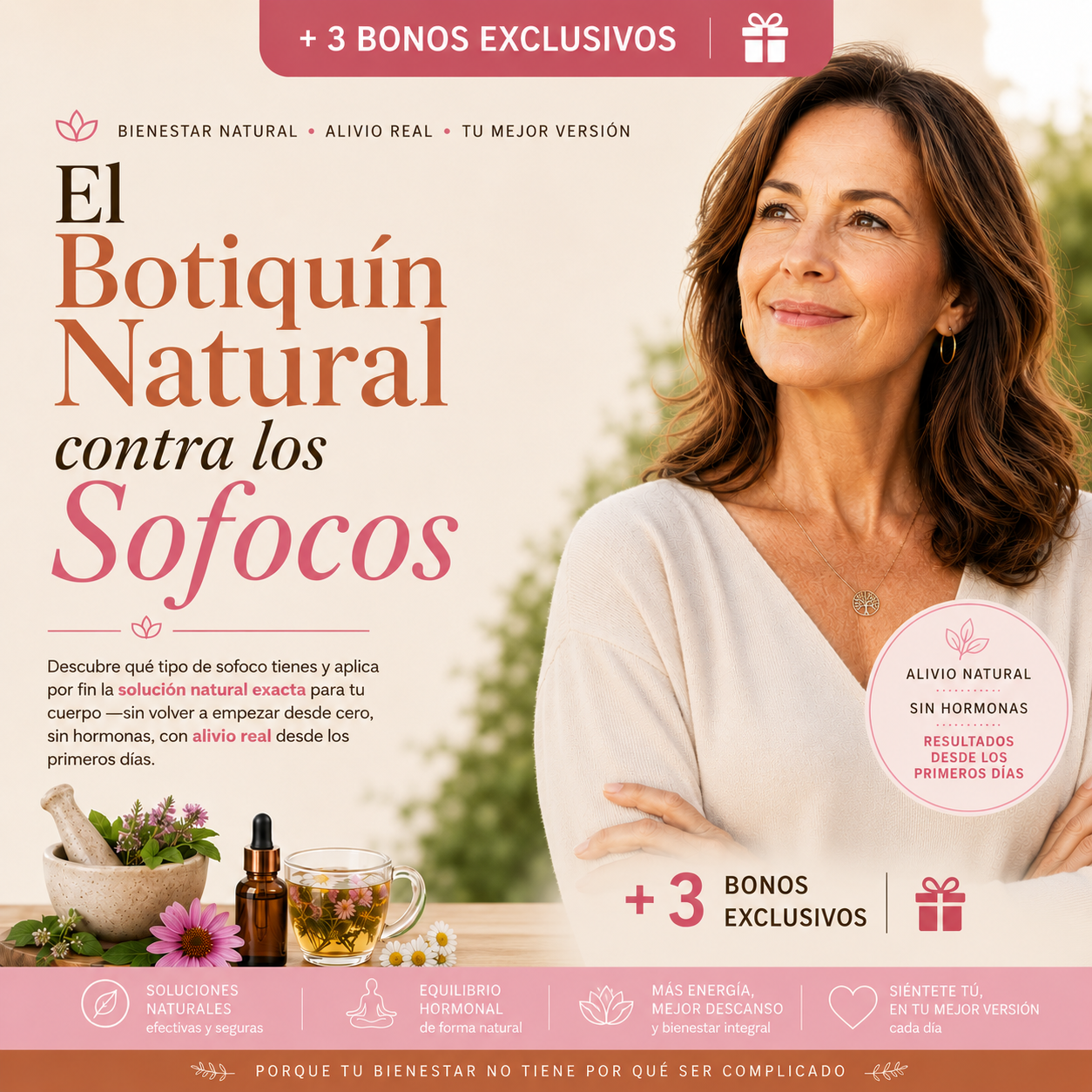 El Botiquín Natural contra los Sofocos + 3 Bonos Exclusivos
